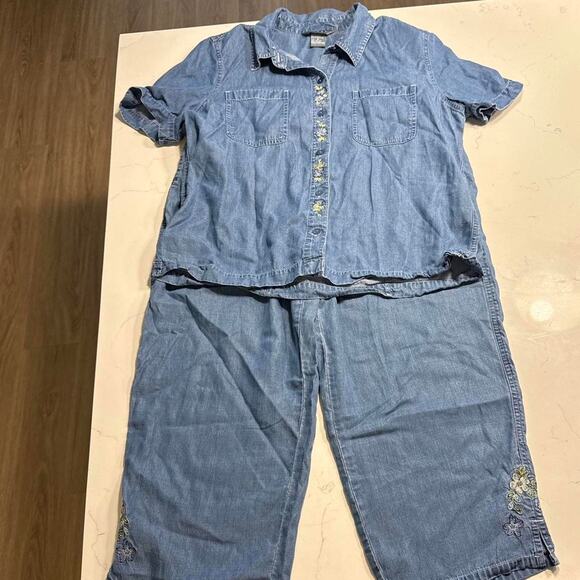 Beautiful vintage blue jean denim - Picture 2 of 8